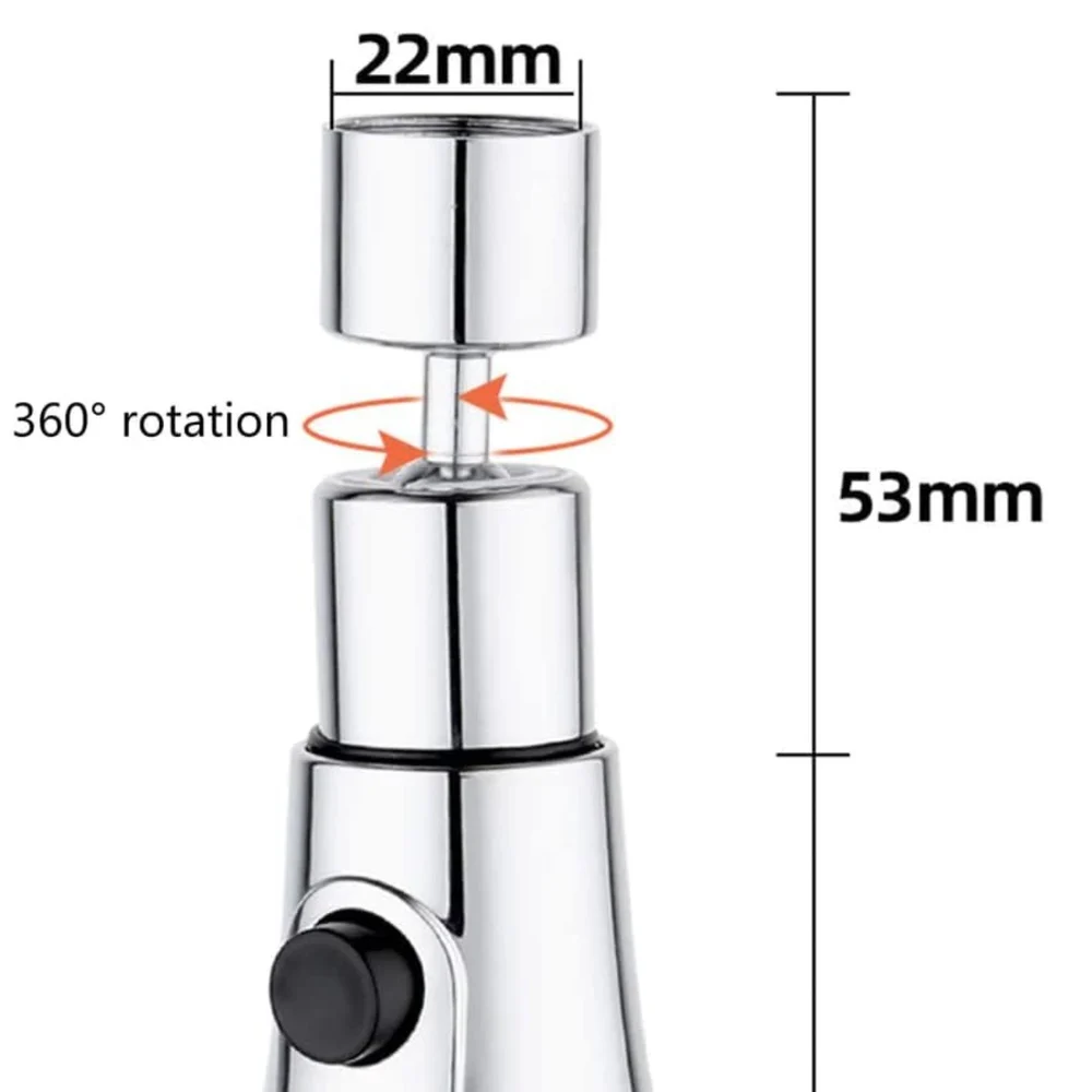 360° Rotating 3 Mode Water Saving Kitchen Faucet